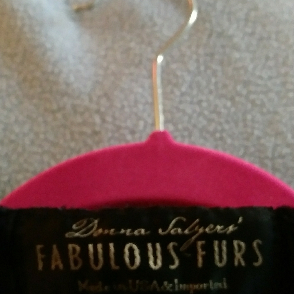FAUX FUR PONCHO